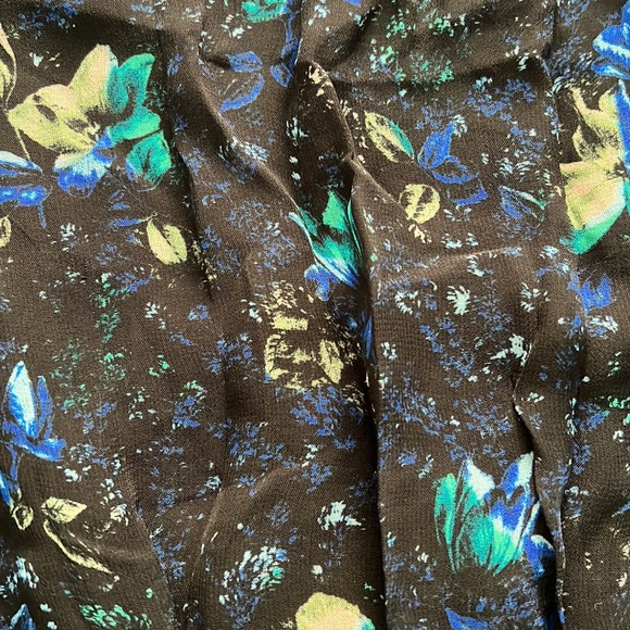 Anthropologie ruched floral mini dress - Picture 9 of 10